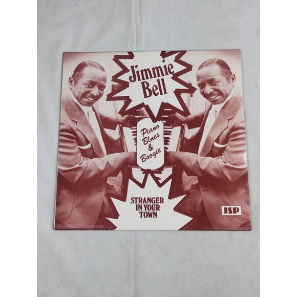 Jimmie‎ Bell Stranger In Your Town NEAR MINT JSP Records Vinyl LP - Picture 1 of 14